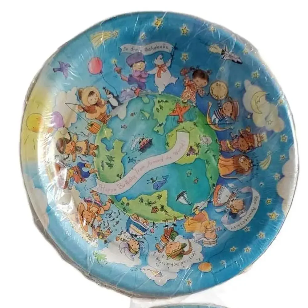 USA Hallmark Ambassador Paper Plates 2‑Pk, 8.75